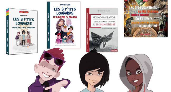 Romans jeunesse et livres de vulgarisation scientifique